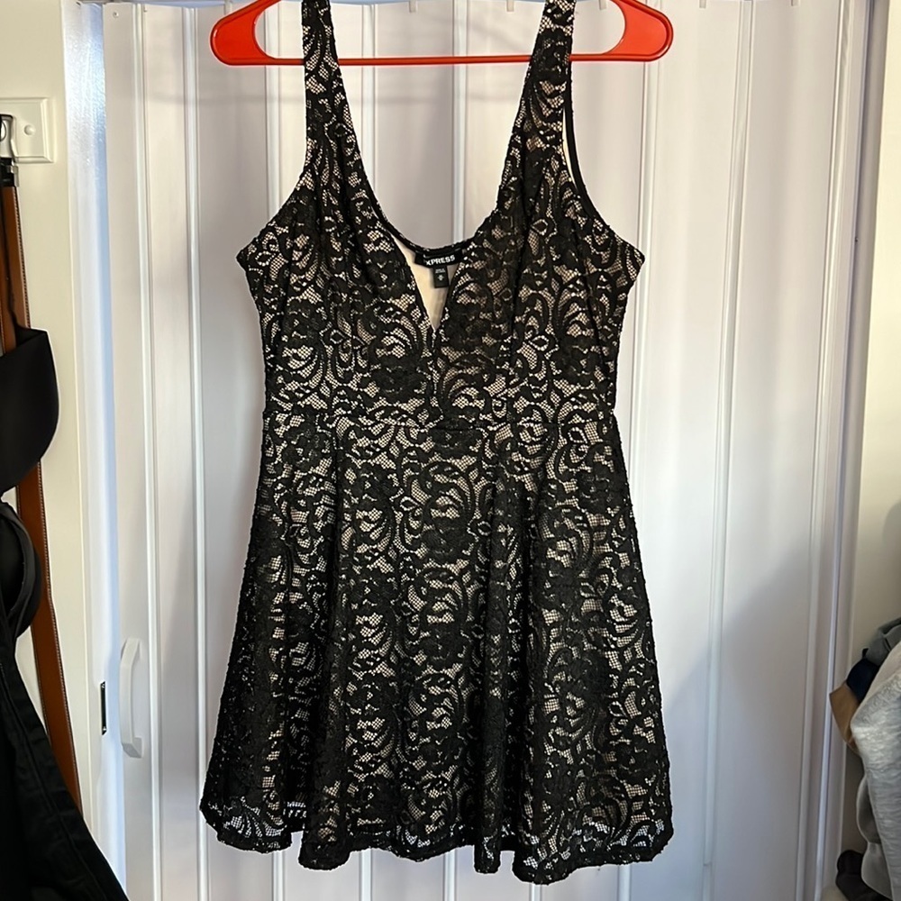 [Express] Lace Cocktail Dress